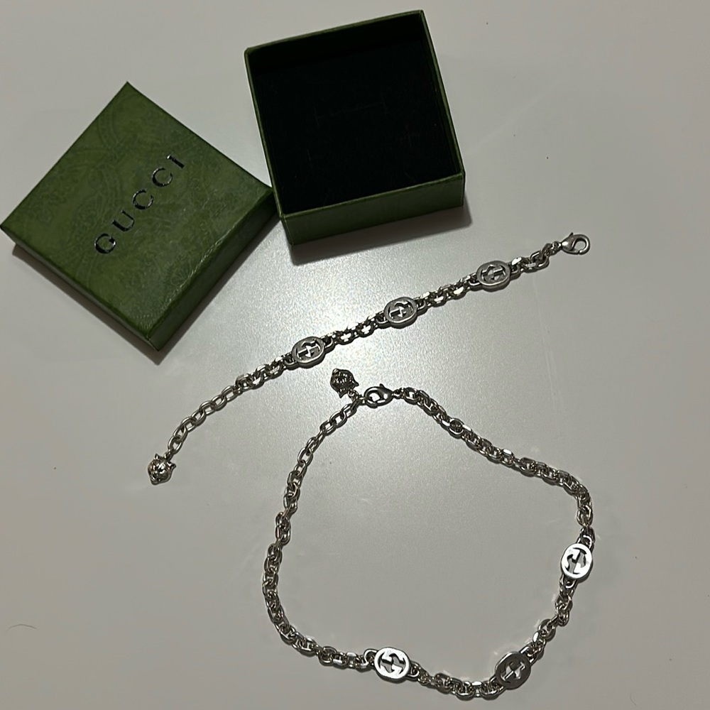 GG style necklace and bracelet